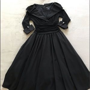Jessica Howard Black layered dress size 6